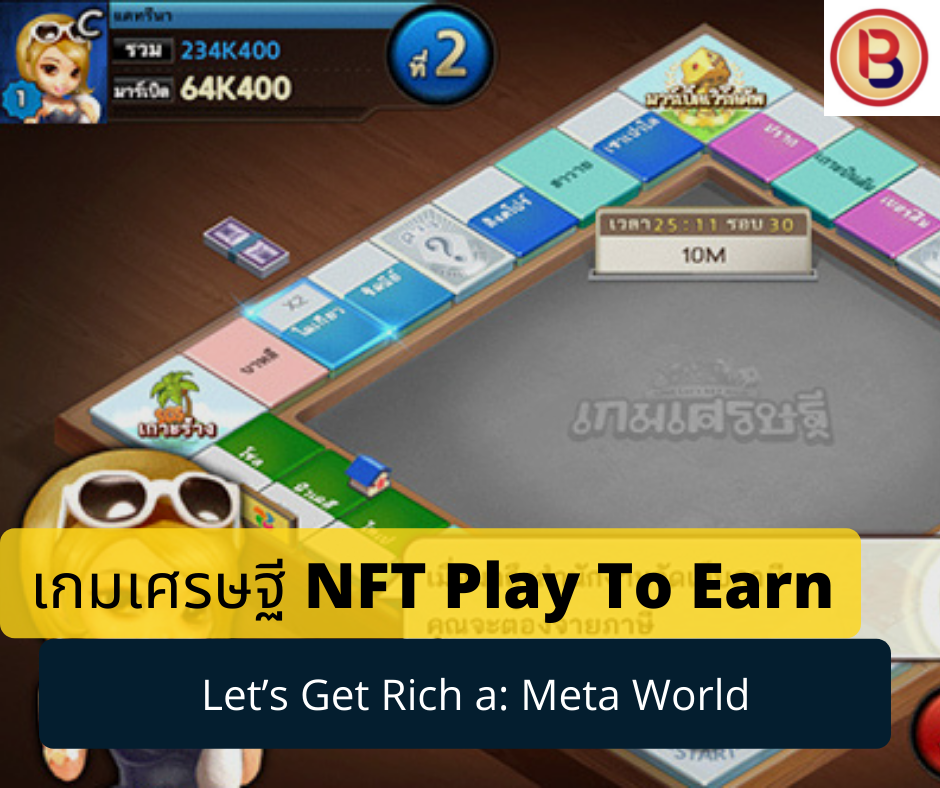 เกมเศรษฐี NFT Let’s Get Rich: Meta World