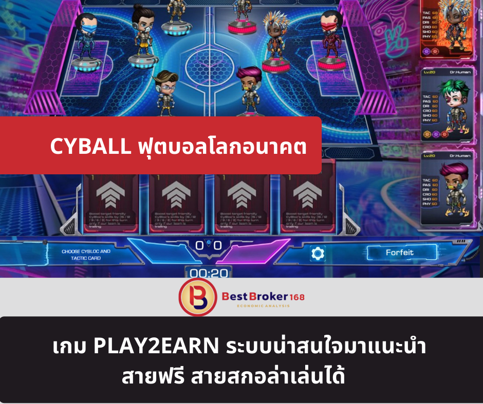 CyBall ฟุตบอลโลกอนาคต เกม Play2Earn