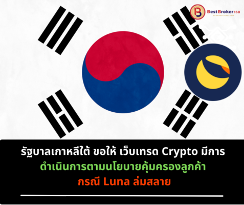 รัฐบาลเกาหลีใต้ ขอให้ เว็บเทรด Crypto มีการดำเนินการตามนโยบายคุ้มครองลูกค้า กรณี Luna ล่มสลาย