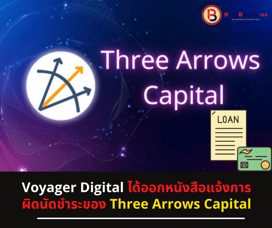 Voyager Digital ได้ออกหนังสือแจ้งการผิดนัดชำระของ Three Arrows Capital