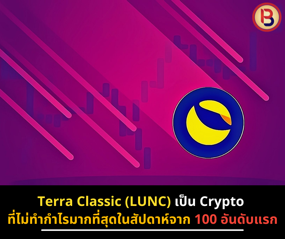 Terra Classic (LUNC) เป็น Crypto ที่ไม่ทำกำไรมากที่สุดในสัปดาห์จาก 100 อันดับแรก