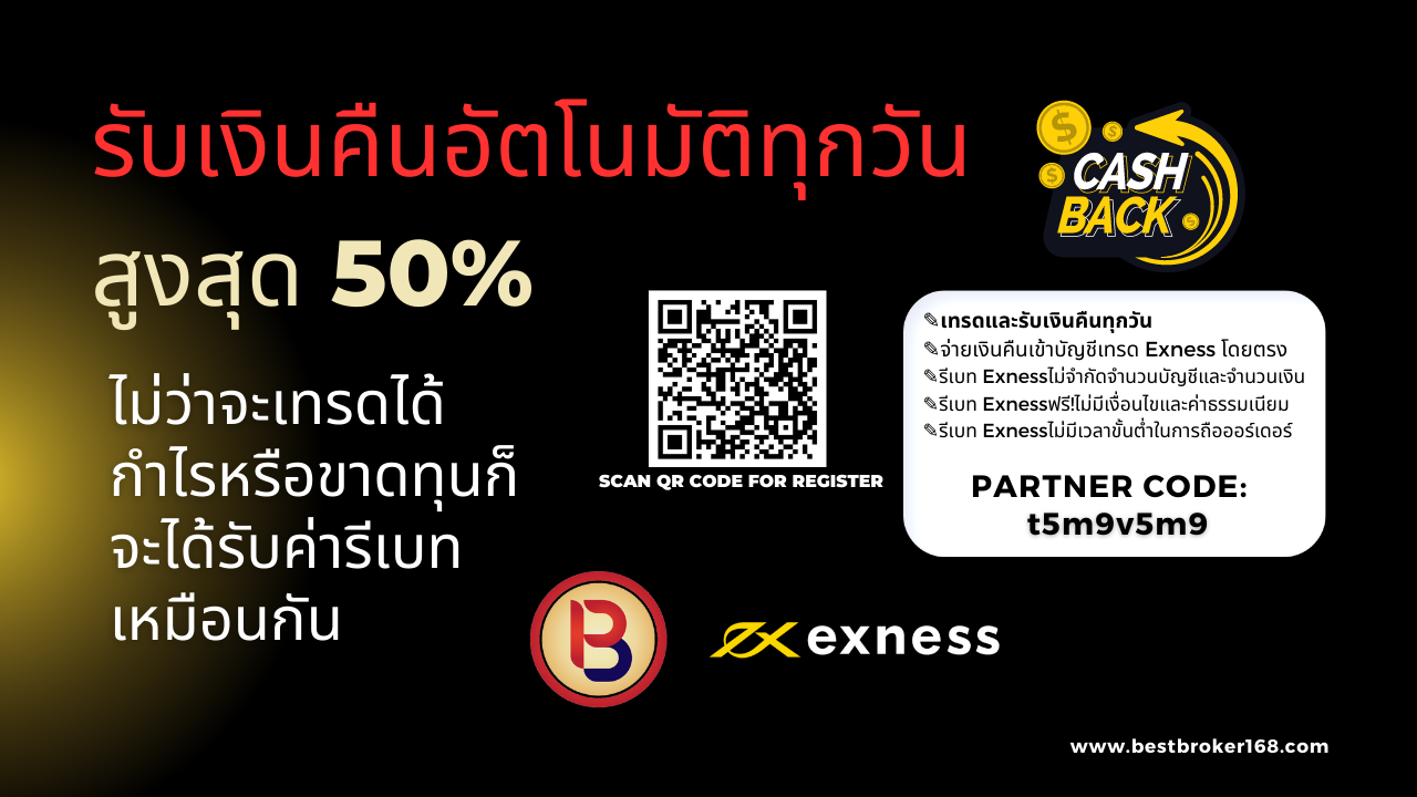 Rebate Forex เงินคืน Exness ล่าสุด ปี2023